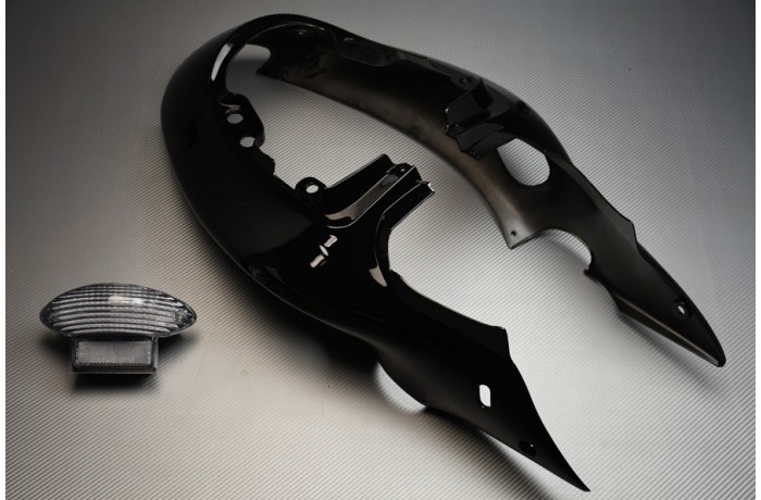 Feu arrière clair et coque noire pour Suzuki GSXR 1300 Hayabusa 1999-2007