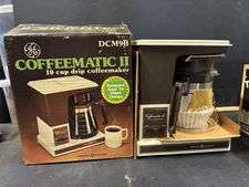 Vintage General Electric Coffeematic II DCM9B Coffee Maker 10 Cup Automatic Drip