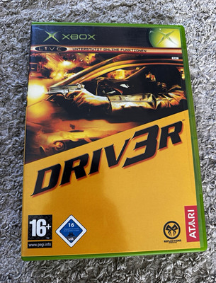 Atari DRIV3R (Driver 3) Microsoft Xbox Spiel PAL USK 16 Handbuch 2004