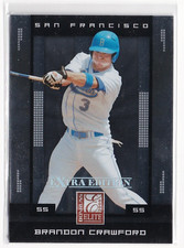 Brandon Crawford 2008 Donruss Elite Extra Edition #11 Rookie Card SF Giants. rookie card picture