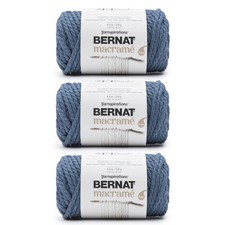 Macrame Denim Yarn 3 Pack 8.8oz 250g 6 Super Bulky 44 Yards Blended Fiber 3 PCS