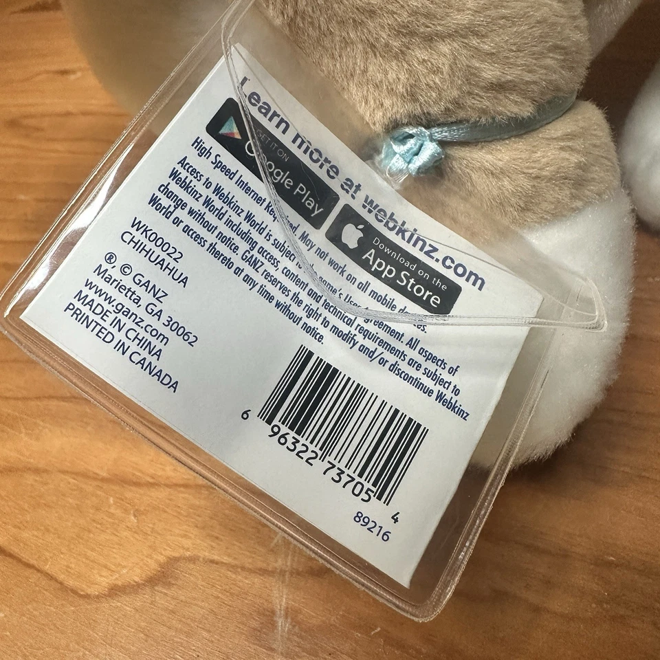 NEW 2025 Webkinz Chihuahua WK00022 Ganz Plush - Image 4 of 4