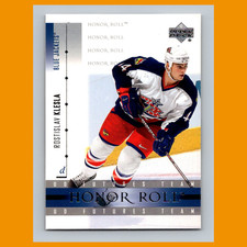 Rostislav Klesla #58 2001-02 Upper Deck Honor Roll Columbus Blue Jackets Hockey