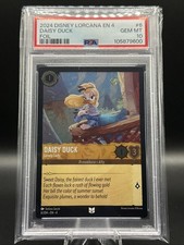 2024 Disney Lorcana EN 4 6 Daisy Duck,Lovely Lady Foil PSA 10 Gem Mint