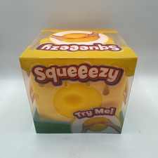 NWT, Sunny Days Jumbo Squeezy Cheese Yellow Squishy Toy Sensory Fun
