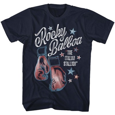 Rocky Balboa The Italian Stallion Red Gloves Men's T Shirt XL