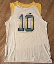 Nike Basketball Trägershirt XL Weiß Gelb Nu...