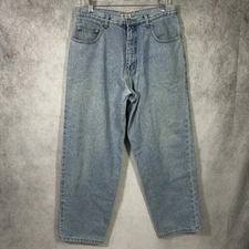 VTG Guess Jeans Men Jeans Relaxed Baggy Taper (ACTUAL SIZE 30X27.5) Grunge USA.