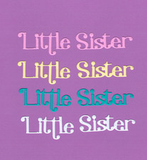 LITTLE SISTER die cuts scrapbook cards