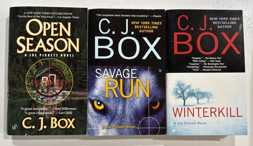 26 Book Lot Complete JOE PICKETT “Game Warden” Series Books 1-26 CJ BOX Set - Image 3 of 4