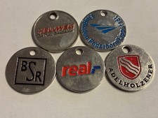 EKW, CHIP METALL, Einkaufswagenchip, 5 St&uuml;ck