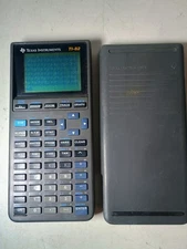 Texas Instruments TI-82 Graphing Calculator w/Cover - LINE ON SCREEN- SHIPS FREE