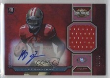 2012 Topps Triple Threads Rookie Auto Relics /99 AJ Jenkins #TTRAR-26 Auto 0c2