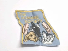 The Humane Society Vintage Embroidered Animals Patch