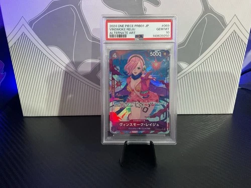 PSA 10 🔥Vinsmoke Reiju (OP06-069) (Alt Art) Vinsmoke Reiju Japanese TCG🔥
