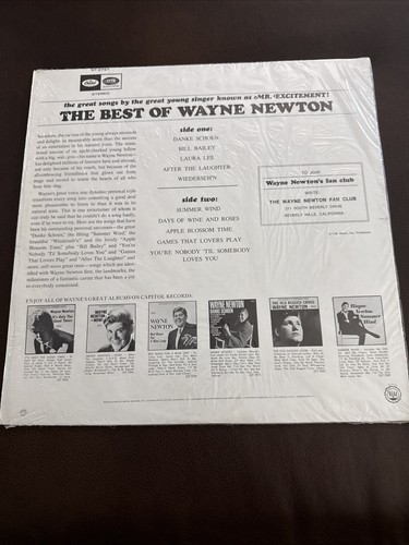 The Best Of Wayne Newton Stereo 1967 Vinyl LP Record Album - Picture 2 of 4