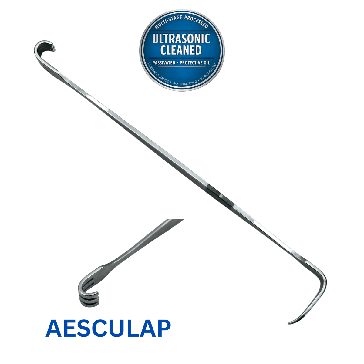 Aesculap BT007R Baby Senn-miller Retractor Blunt 8 X 7/22 X 7mm KP