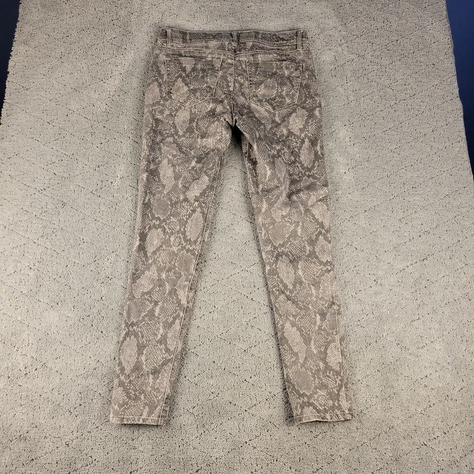 Democracy Pants Womens 6 Snakeskin Pattern Ankle Ab Solution Stretch Snake - Image 2 of 4