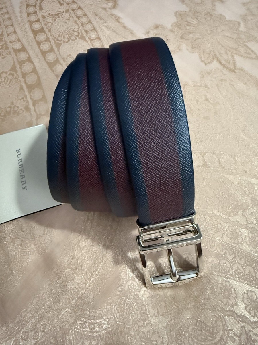 Burberry Navy Two Tone Belt NWT ? Burberry Navy Two Tone Belt | eBay main image 3