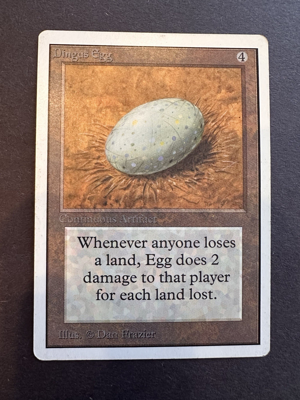 Magic: The Gathering Unlimited Dingus Egg Lightly Played