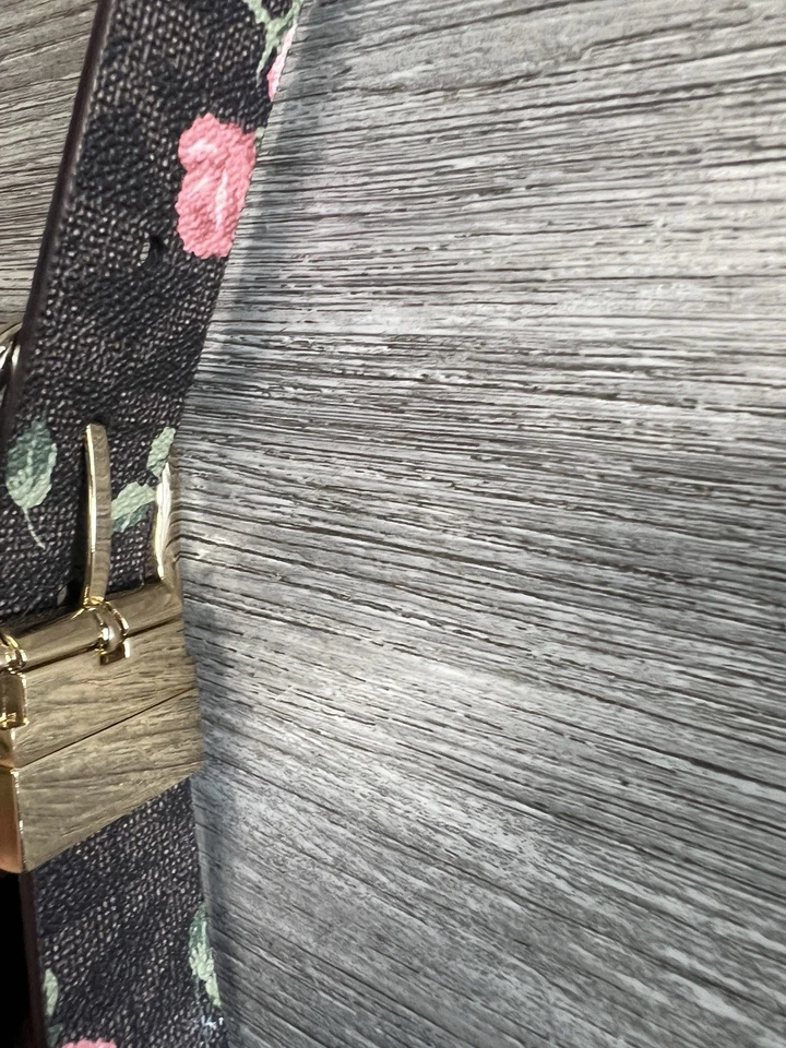 MICHAEL KORS Women MK Signature Reversible Floral Belt Leather XL - Image 4 of 4