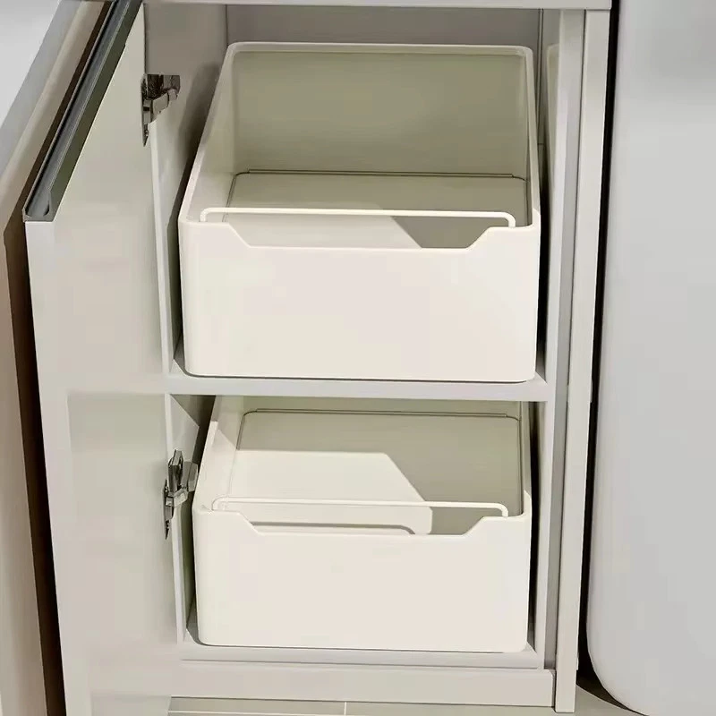 Kitchen Storage Rack Slide Rails Pull Out Drawer Spice Box Organizer
Opens in a new window or tab