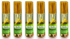 6 Bottles  8 ML Thai Green Herb Ginseng Oil Relief Pain Dizziness Massage Balm .