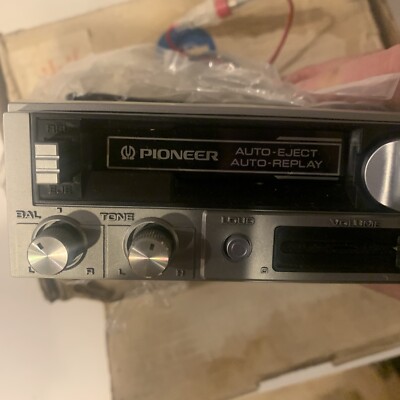 状態未確認　Pioneer KP-373 カーオーディオ ステレオ デッキ VINTAGE PIONEER KP-373 CAR STEREO CASSETTE RARE! 12v Audio Old