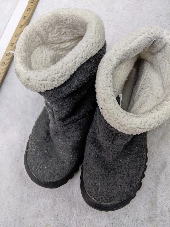 BOGS B MOC II Mujer 9 40 Lana Sherpa Botas Invierno Nieve Absorbe Peluche Foto 2 de 4