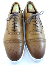 Allen Edmonds "STRAND" Men's Casual Cap-Toe Oxford Sneakers 11.5 D Walnut(309N)
