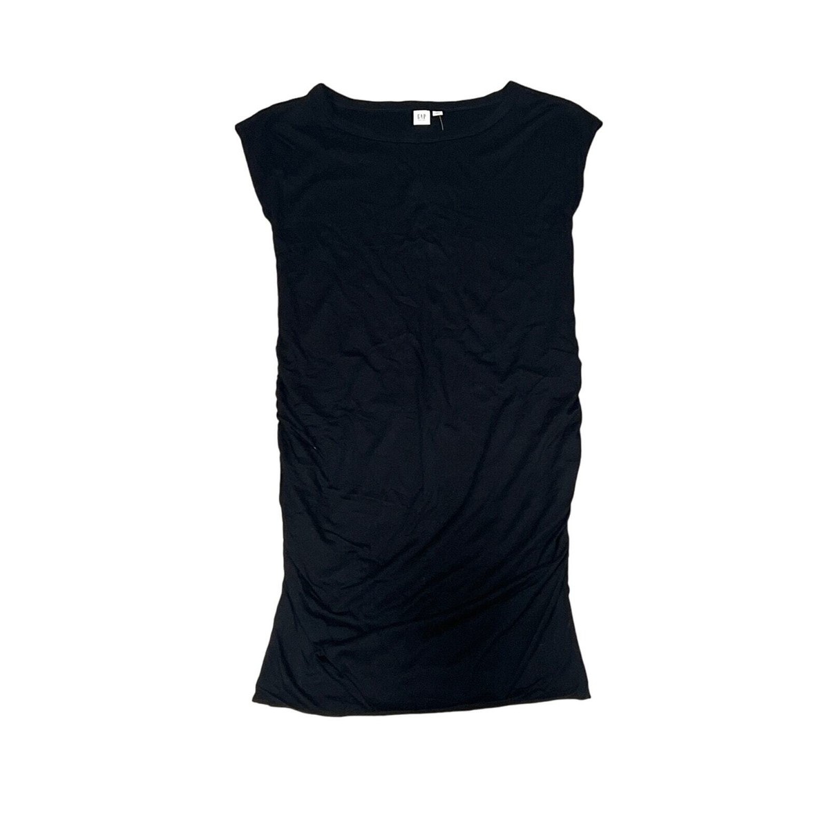 Gap, New, Maternity Dress, Sleeveless, Black, Cotton Blend Size M, KB7