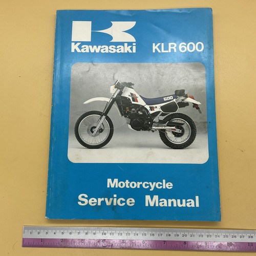 KLR600 1984 Kawasaki KLR600 manual de servicio de motocicleta 99924-1050-01 Kl 600 A1