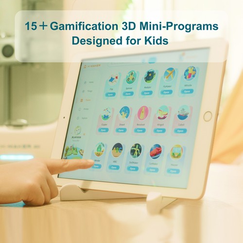 X-MAKER JOY 3D Printer Built-In Camera with Huge Toy Library & Customizer D1O4 - Picture 7 of 11