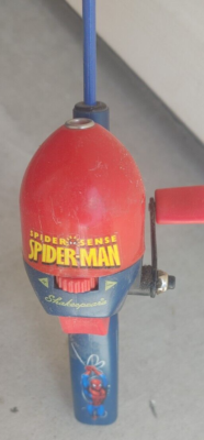 Vintage Shakespeare Spiderman Kids Fishing Rod Pole Reel | eBay