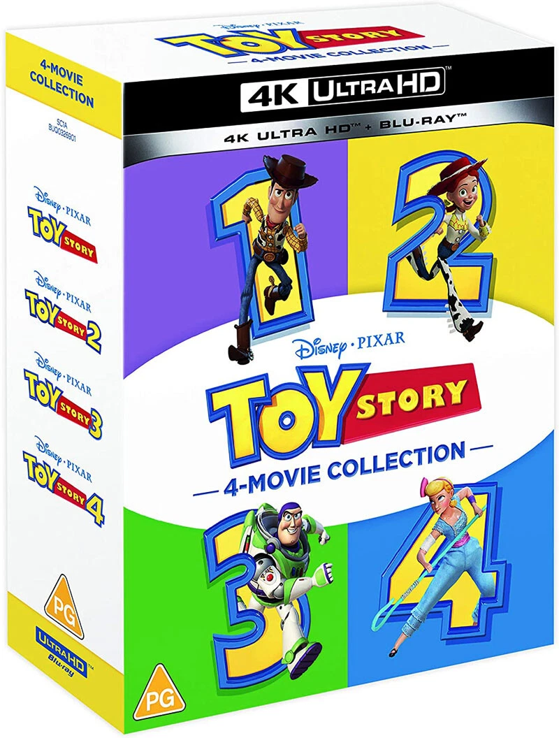 TOY STORY 4-Movie Collection [4K UHD + Blu-ray] Complete Disney