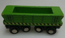 Green Wooden Train Car 2014 Maison Joseph Battat AB5021G