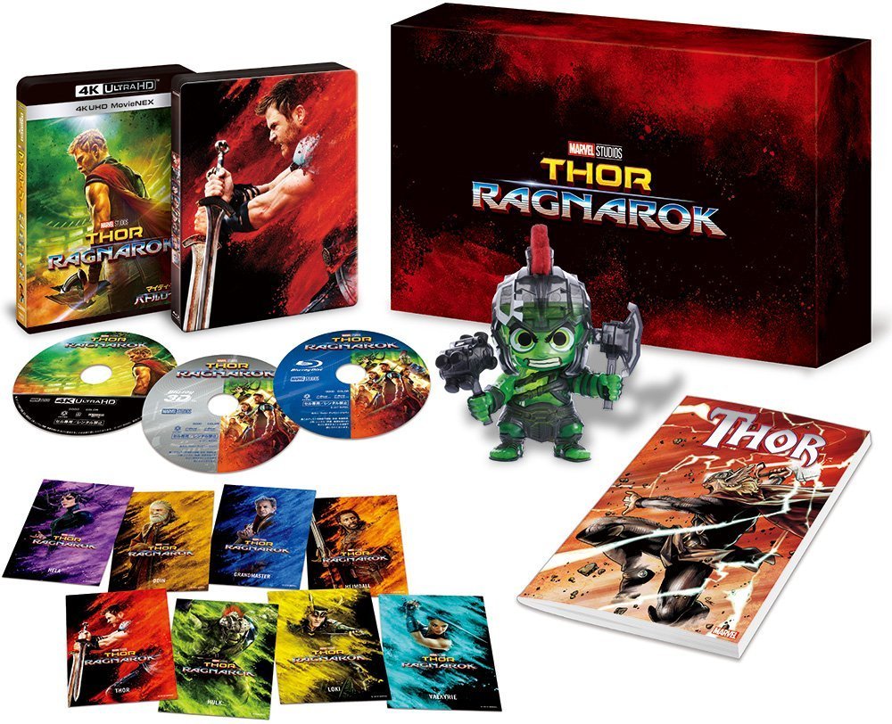Thor Ragnarok 4K UHD MovieNEX 限定版 NEW Thor Ragnarok 4K UHD MovieNEX Premium BOX 4K ULTRA HD + 3D +