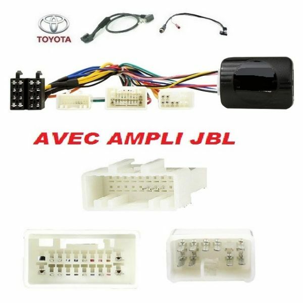 Faisceau commande volant Toyota Yaris pour changer autoradio avec JBL