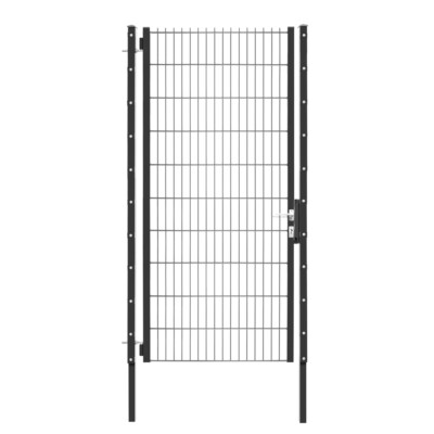 Ben Light Drahtgittertor 1m breit anthrazit 2030mm Tor Gartentor Doppelstabmatte