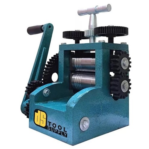 Máquina de laminación rodillos alambre de metal herramienta de joyería plana combinación manual - Imagen 2 de 3