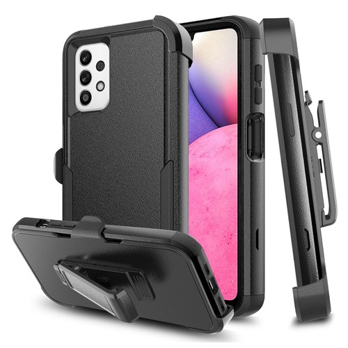 For Apple iPhone 16 Pro Max Shockproof Hybrid TPU Swivel Clip Holster Case Cover - 第 5/10 張圖片