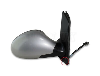 Seat Altea 5P1 (04-09) Right Side Heated Power Folding Door Mirror Silver-Beige