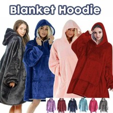 Deckenpullover Pullover Decke Kuschel Hoodie Oversize Unisex für Frauen Männer