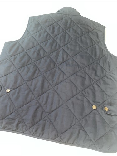 J.Crew Walker Quilted Vest Mens Large Blue Full-Zip Insulated Sleeveless Casual - Picture 12 of 13