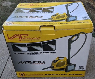 MR-100 Primo Vapamore Steam Machine Vapor Cleaning System with tools Yellow