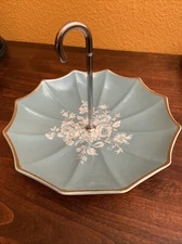 Midwinter Umbrella Cake Stand Mid Century Modern Blue 1960s Stylecraft England