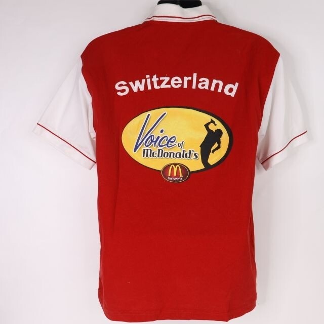 Voice of McDonalds Shirt XL VOM Switzerland Employee Singing Competition Rare