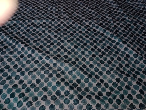 Isaac Mizrahi Palmenblatt Tropisch Wende Tischdecke 49" x 59" Vintage - Bild 5 von 6