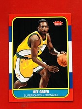 2007-08 Fleer 1986-87 Retro Rookies Jeff Green #86R-145 Rookie RC