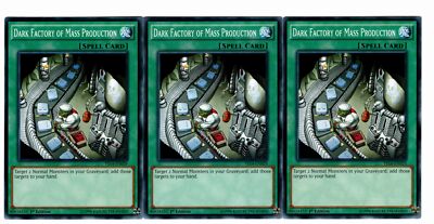 yugioh card printing factory Yugioh 3X Dark Factory of Mass Production - Common - 1st Edition -  YS14-EN029 NM